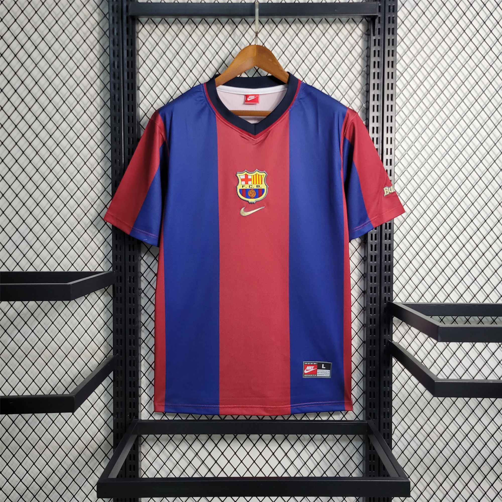 Barcelona Retro 98-99 Home Stadium Jersey